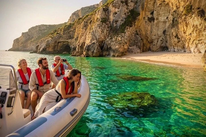 Arrábida & Sesimbra Private Tour with Coastal Boat Ride — Setúbal · Arrábida