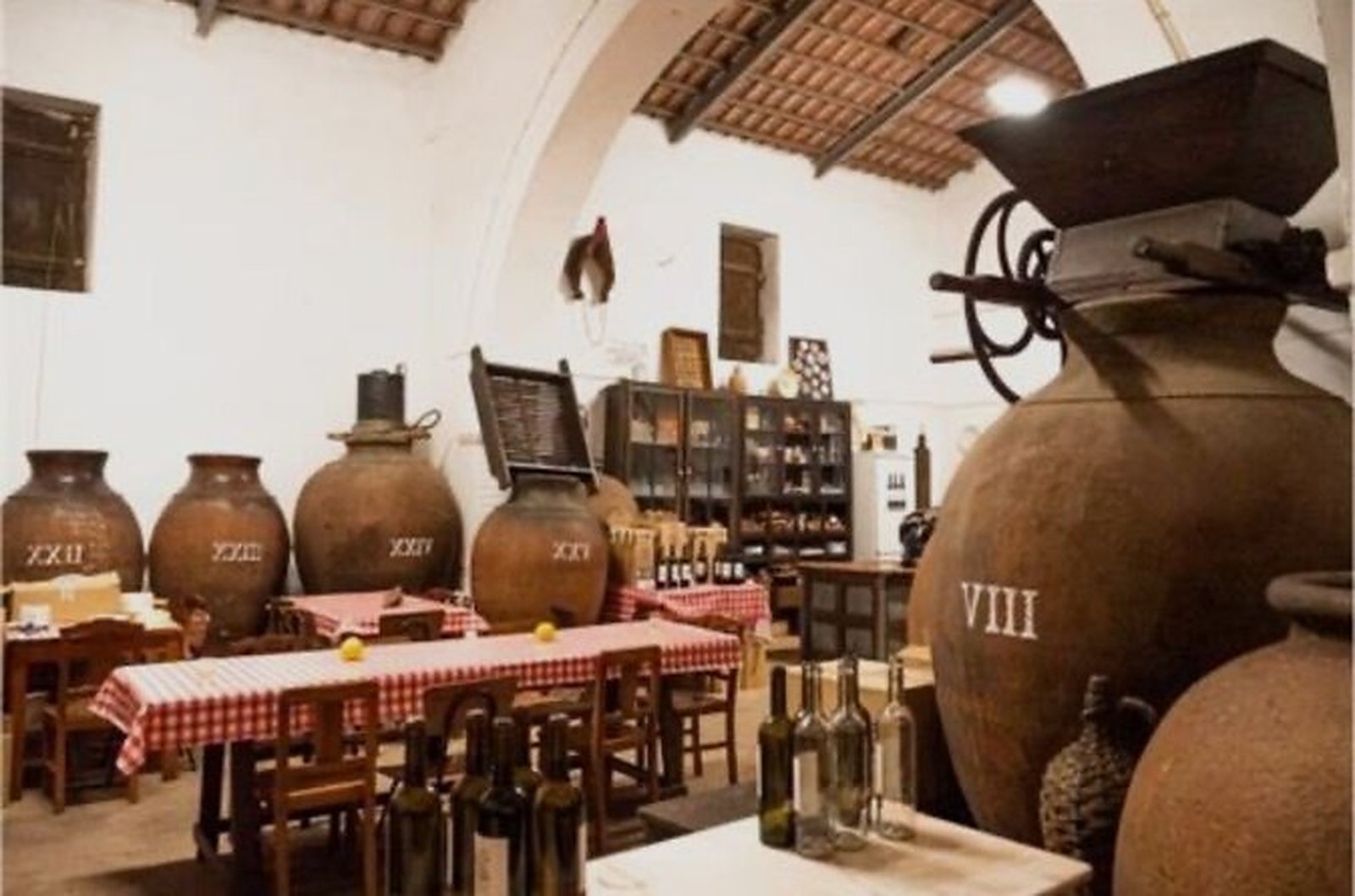 Traditional wine cellar on the Alentejo talha-wine route